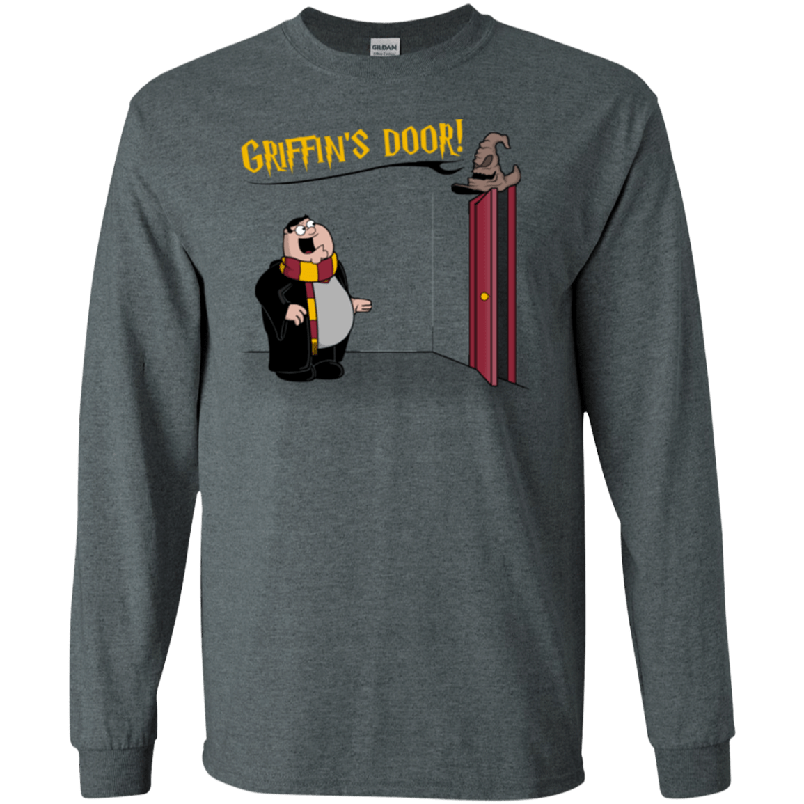 T-Shirts Dark Heather / S Griffins Door Men's Long Sleeve T-Shirt