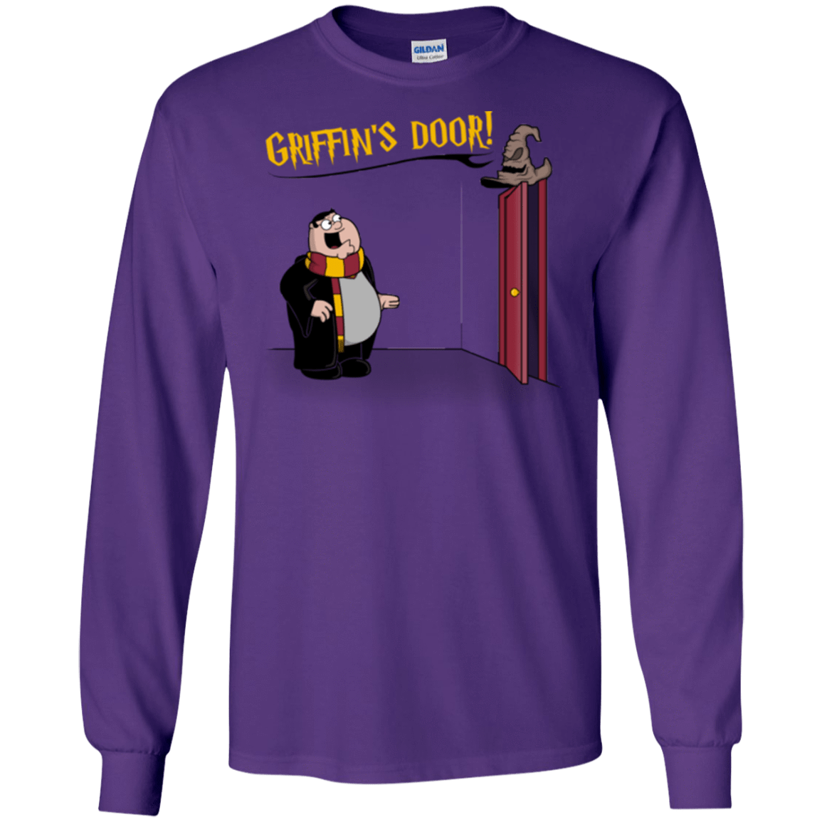 T-Shirts Purple / S Griffins Door Men's Long Sleeve T-Shirt