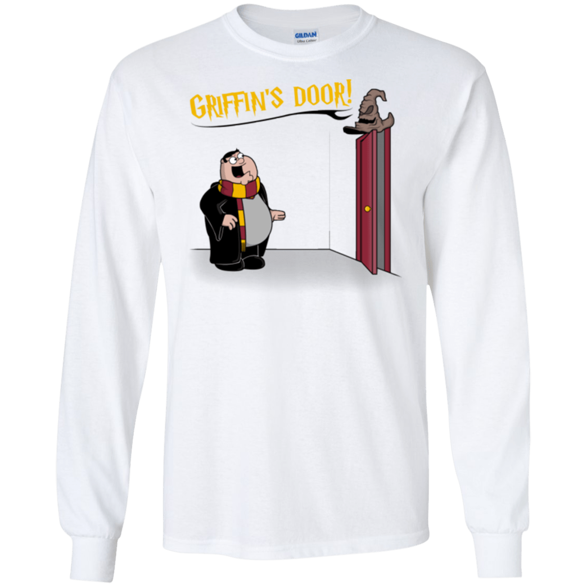 T-Shirts White / S Griffins Door Men's Long Sleeve T-Shirt