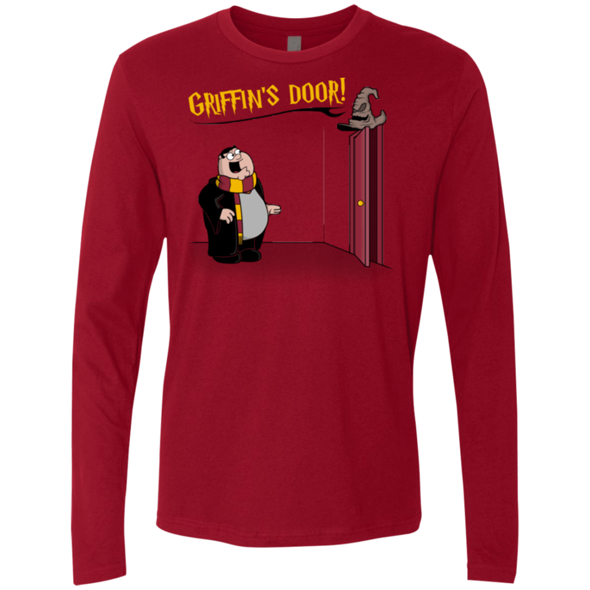 T-Shirts Cardinal / S Griffins Door Men's Premium Long Sleeve