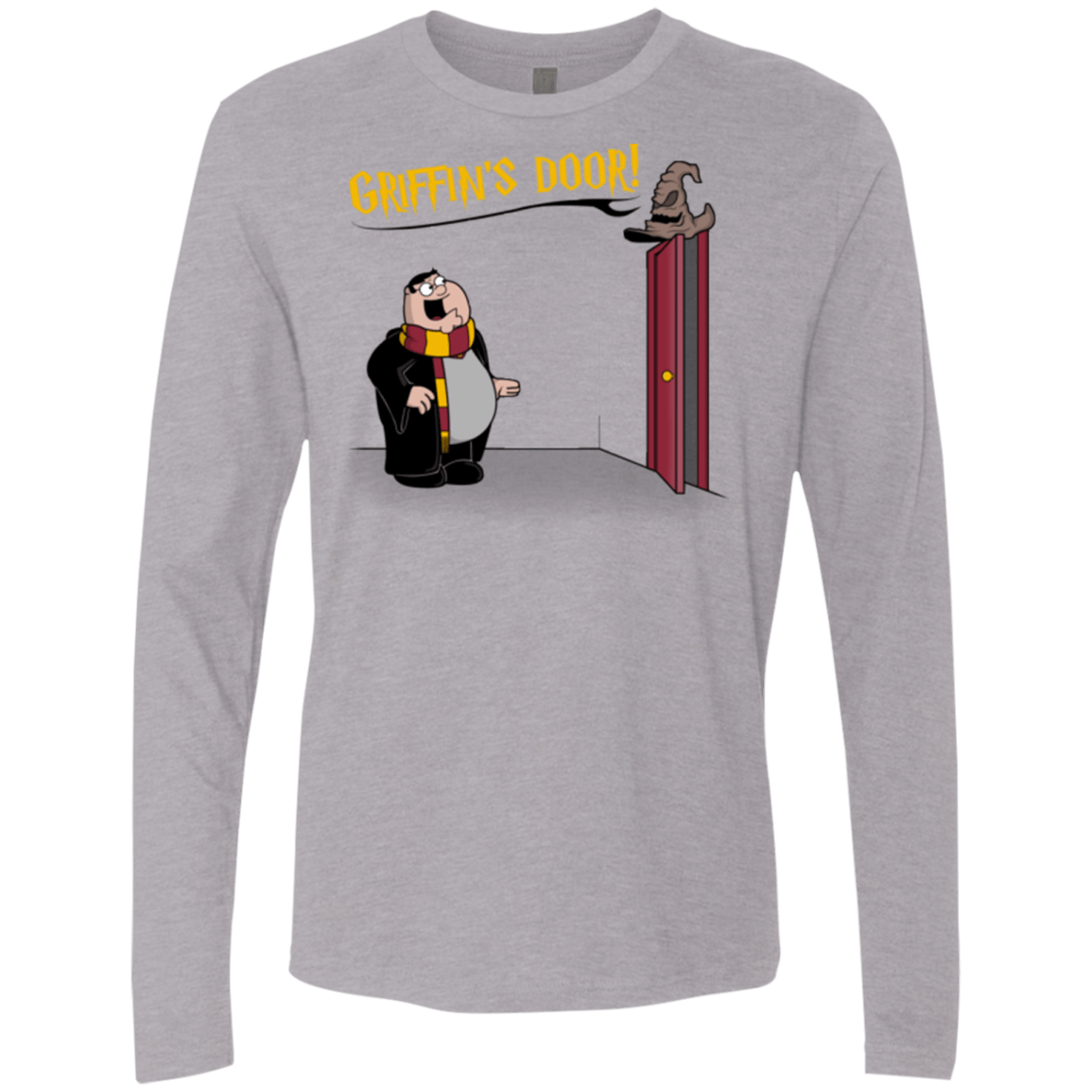 T-Shirts Heather Grey / S Griffins Door Men's Premium Long Sleeve