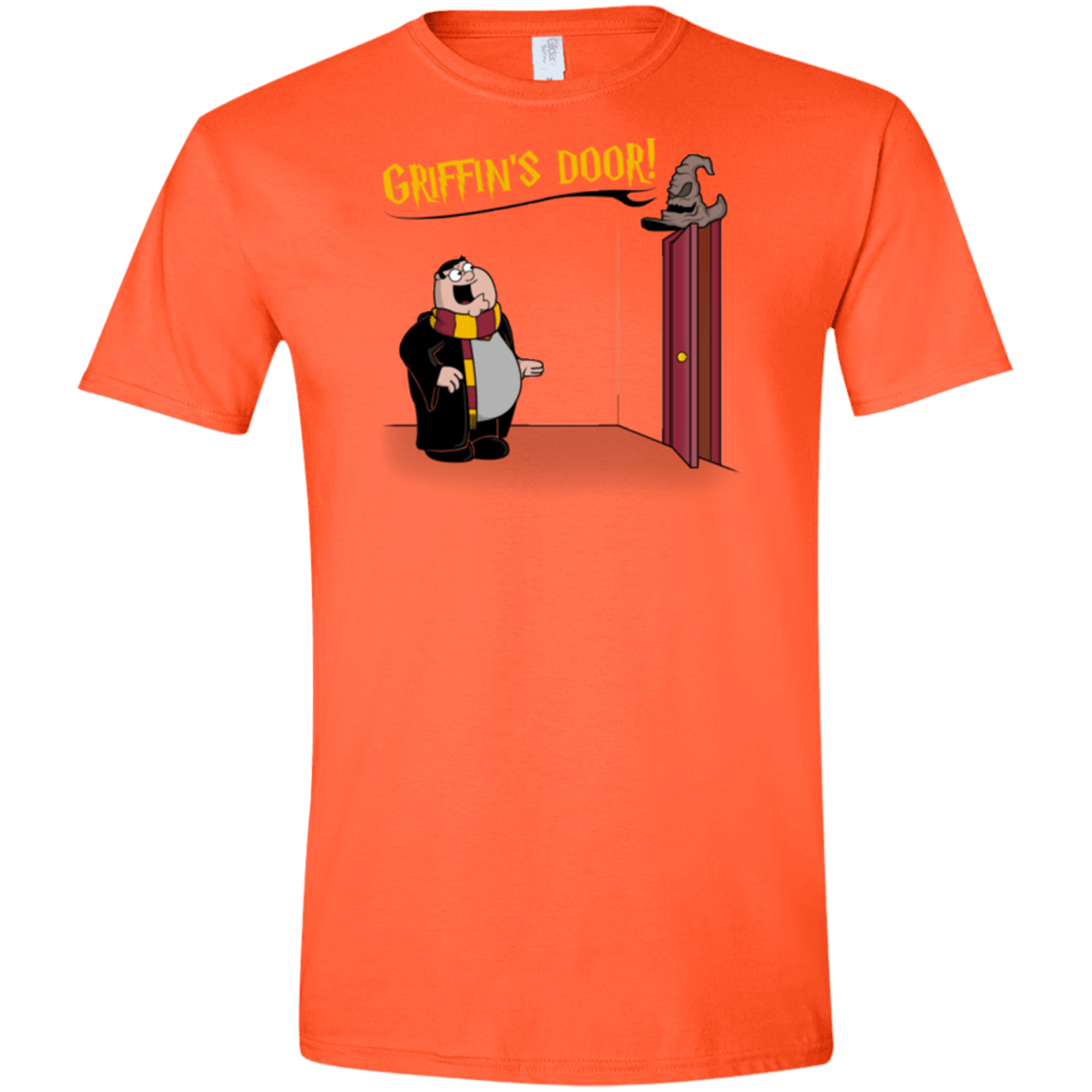 T-Shirts Orange / S Griffins Door Men's Semi-Fitted Softstyle