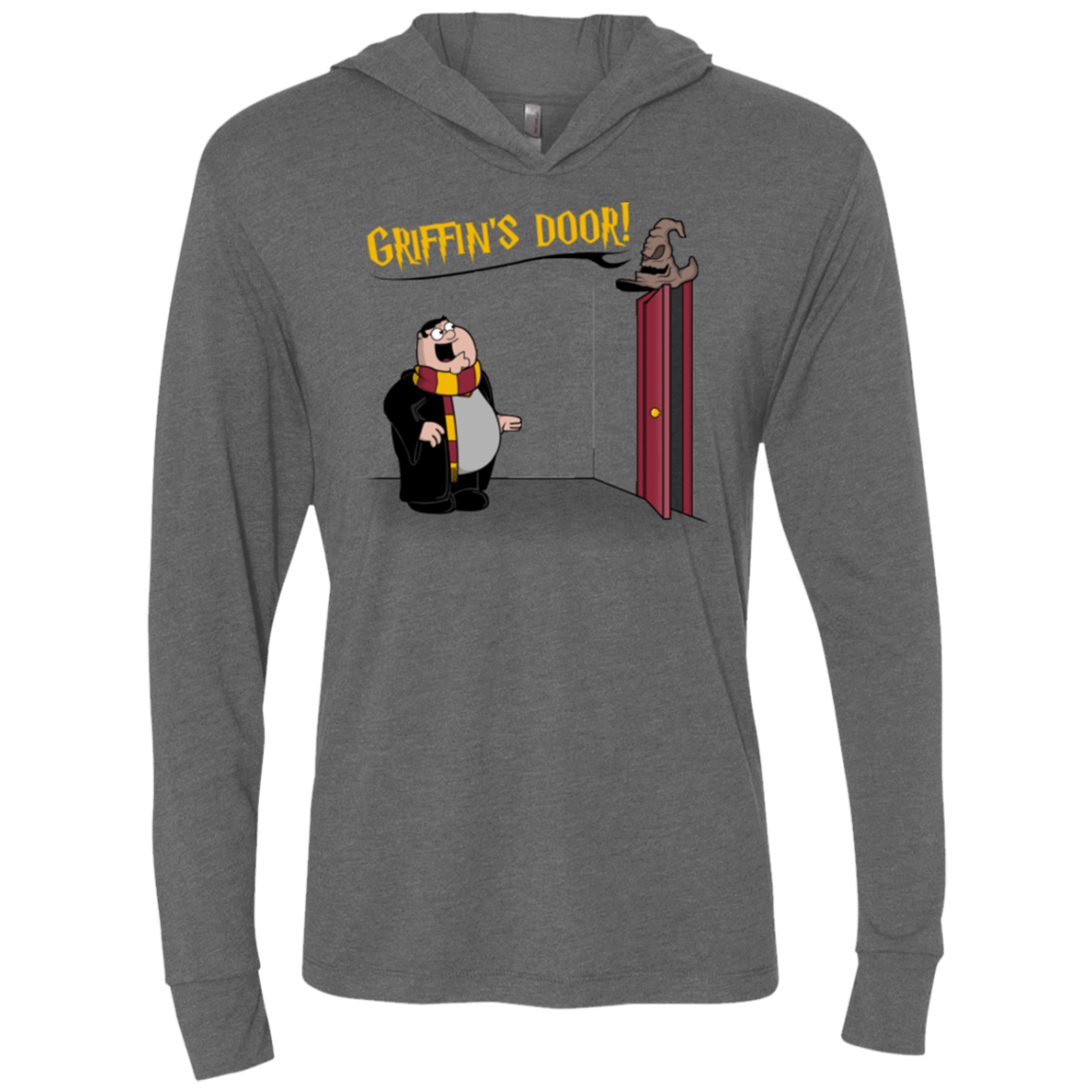 T-Shirts Premium Heather / X-Small Griffins Door Triblend Long Sleeve Hoodie Tee