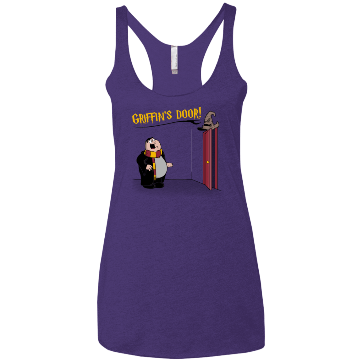 T-Shirts Purple Rush / X-Small Griffins Door Women's Triblend Racerback Tank