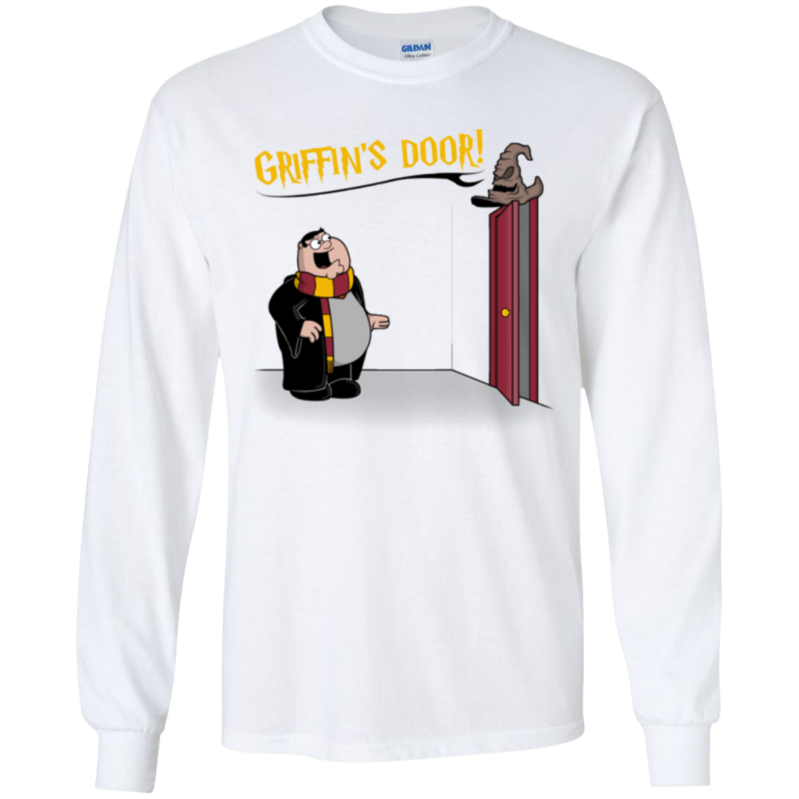 T-Shirts White / YS Griffins Door Youth Long Sleeve T-Shirt