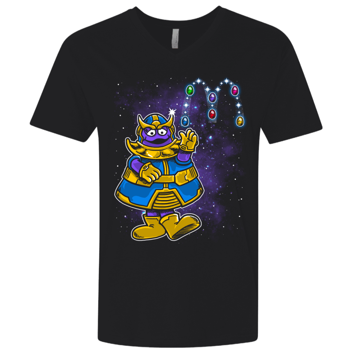T-Shirts Black / X-Small Grimace Men's Premium V-Neck