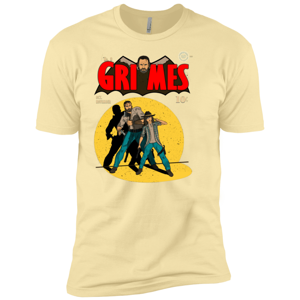 T-Shirts Banana Cream / X-Small Grimes Men's Premium T-Shirt