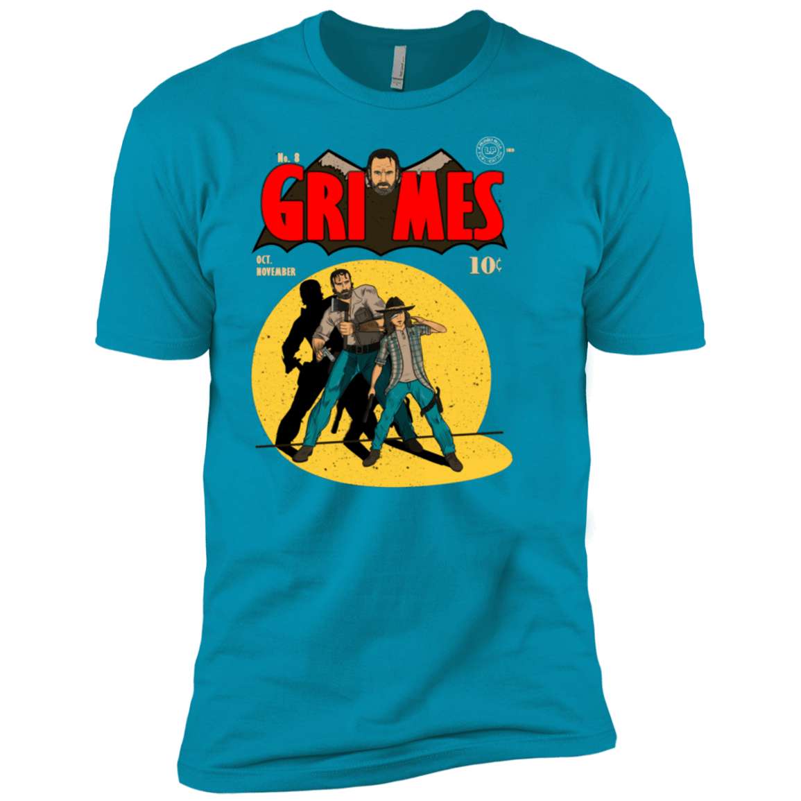 T-Shirts Turquoise / X-Small Grimes Men's Premium T-Shirt