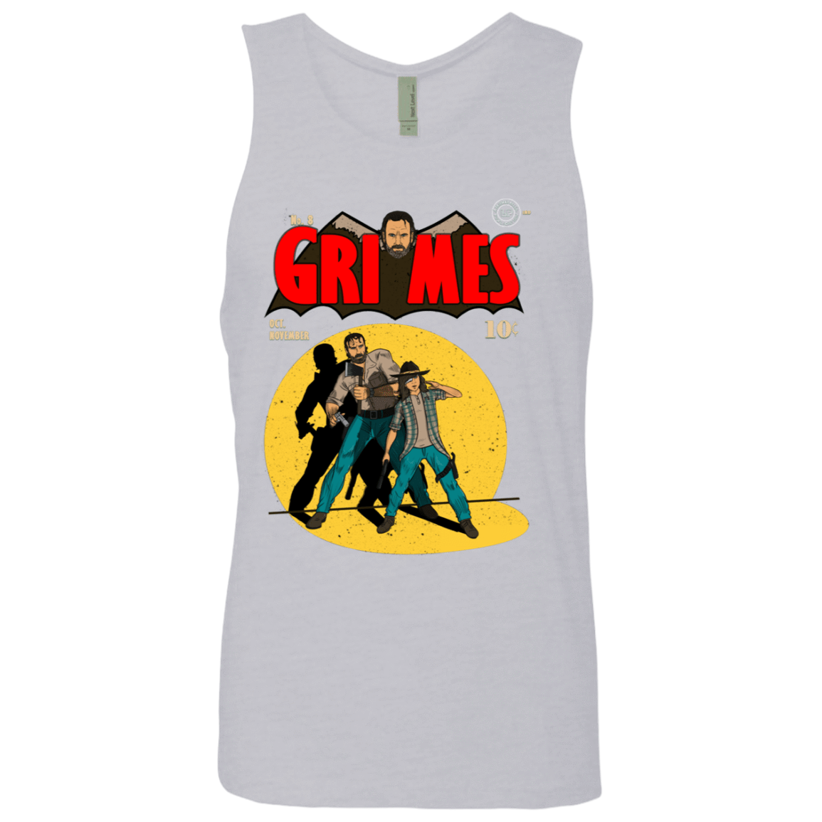 T-Shirts Heather Grey / S Grimes Men's Premium Tank Top