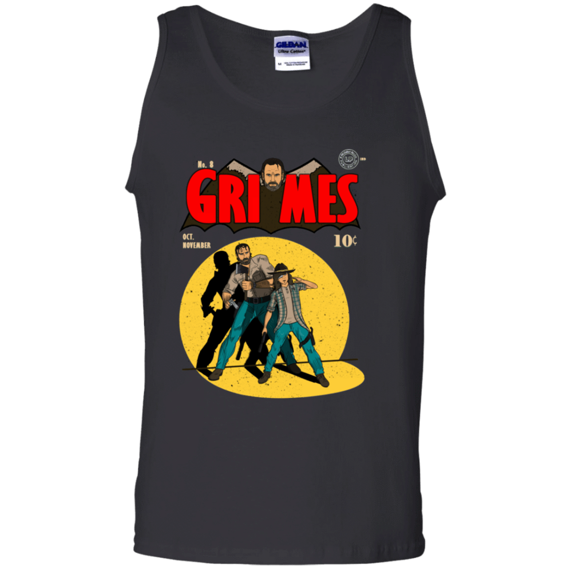 T-Shirts Black / S Grimes Men's Tank Top