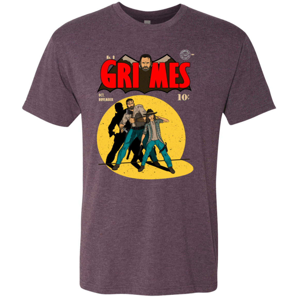 T-Shirts Vintage Purple / S Grimes Men's Triblend T-Shirt