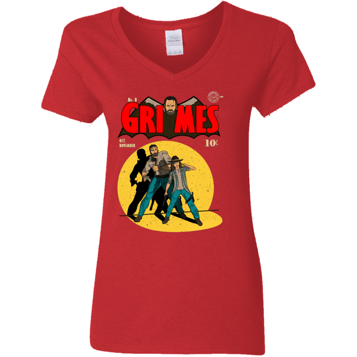 T-Shirts Red / S Grimes Women's V-Neck T-Shirt