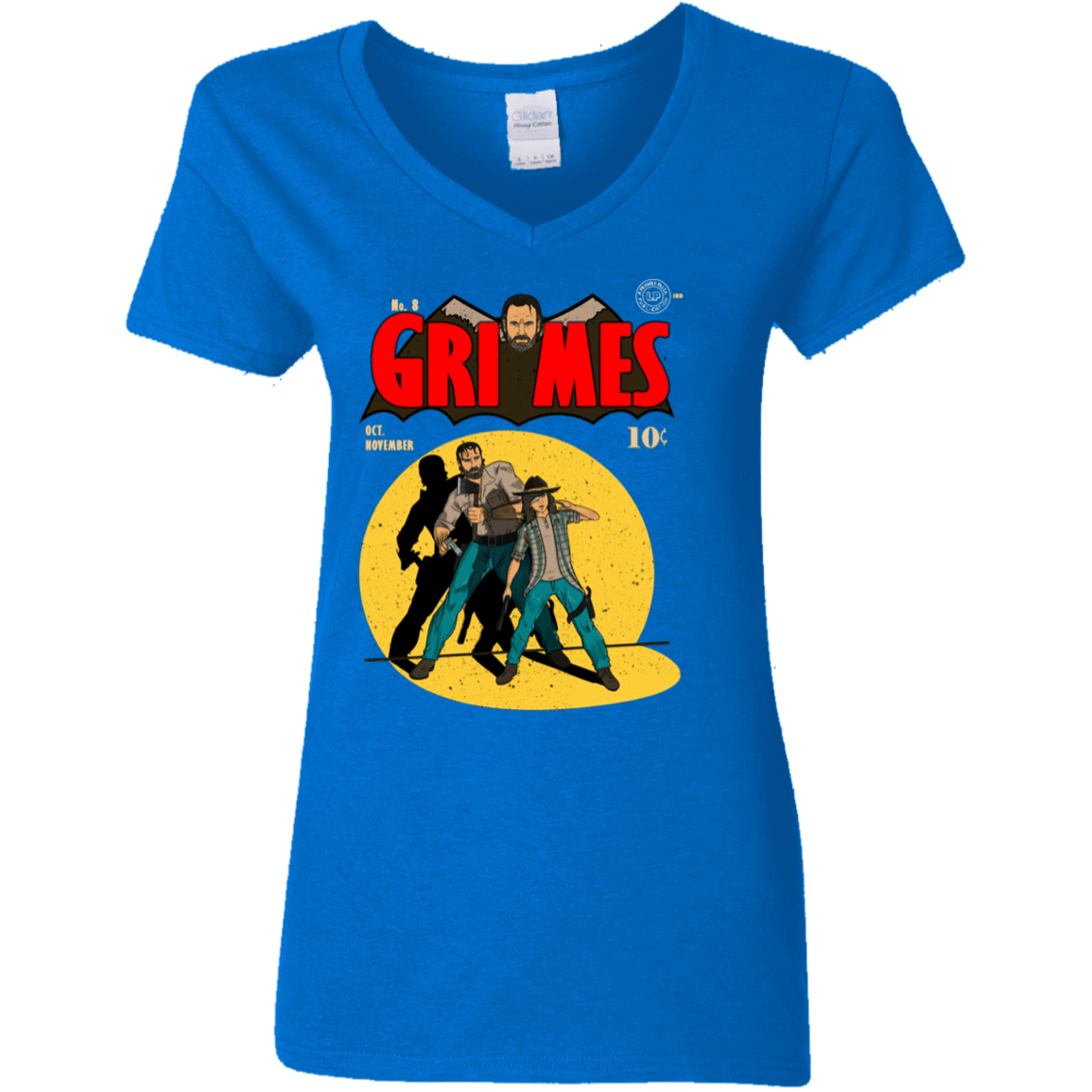 T-Shirts Royal / S Grimes Women's V-Neck T-Shirt
