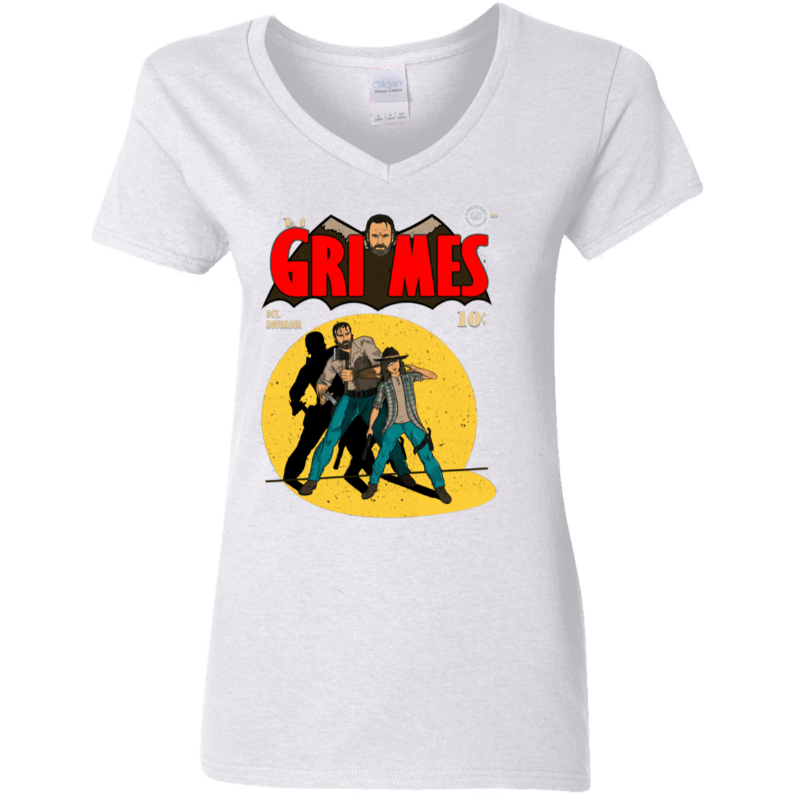T-Shirts White / S Grimes Women's V-Neck T-Shirt