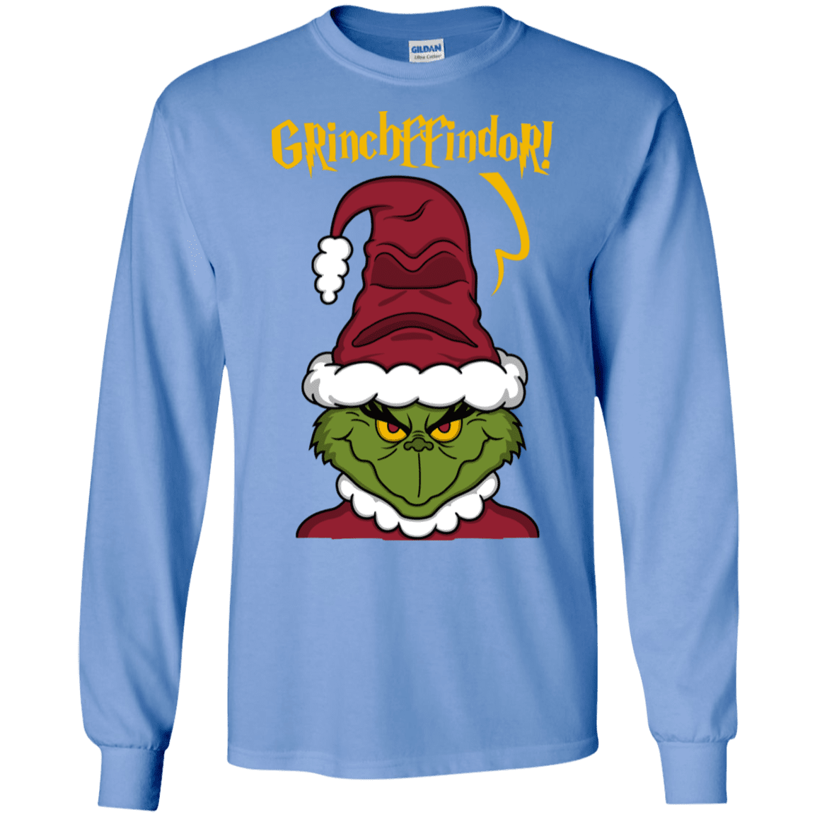 T-Shirts Carolina Blue / S Grinchffindor Men's Long Sleeve T-Shirt