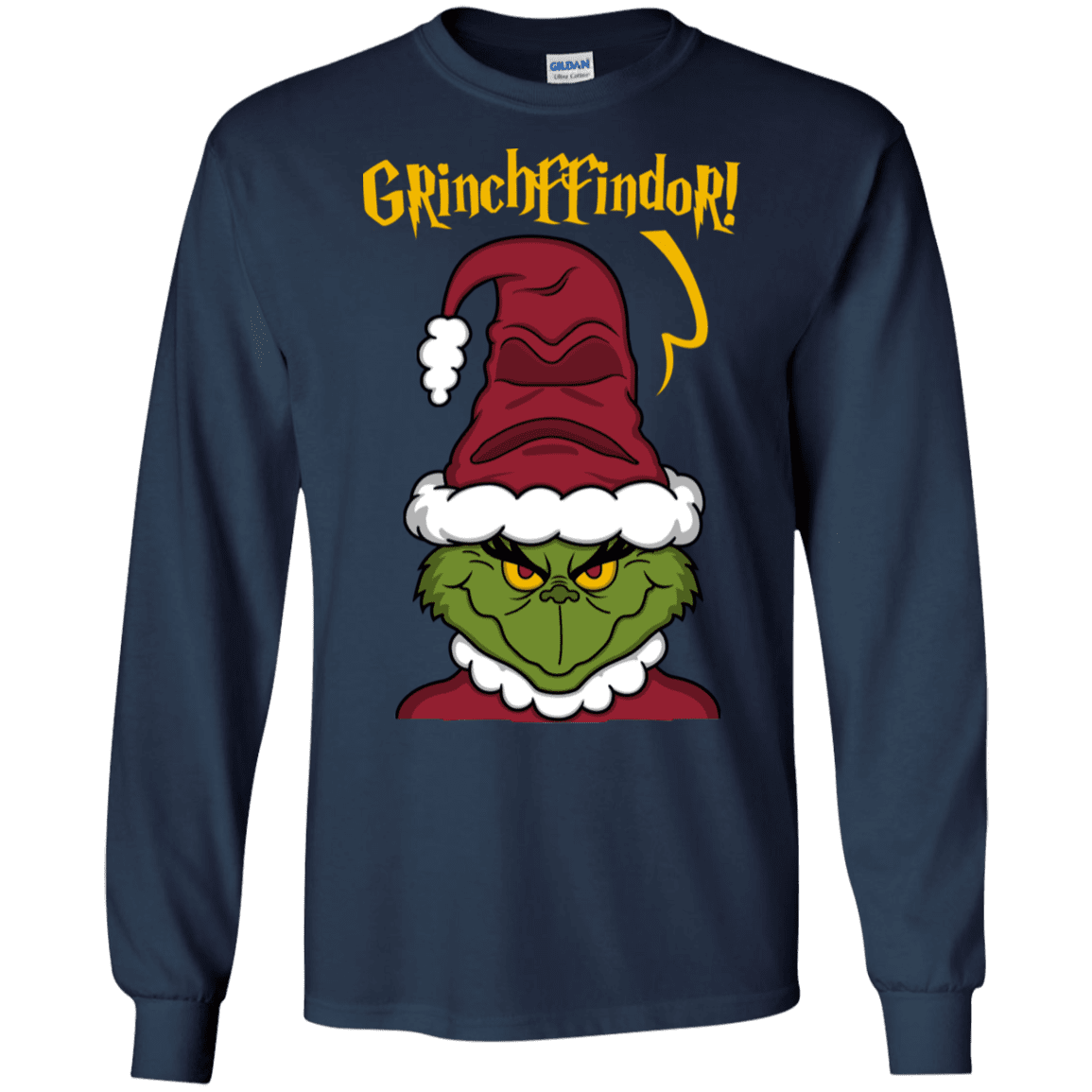 T-Shirts Navy / S Grinchffindor Men's Long Sleeve T-Shirt