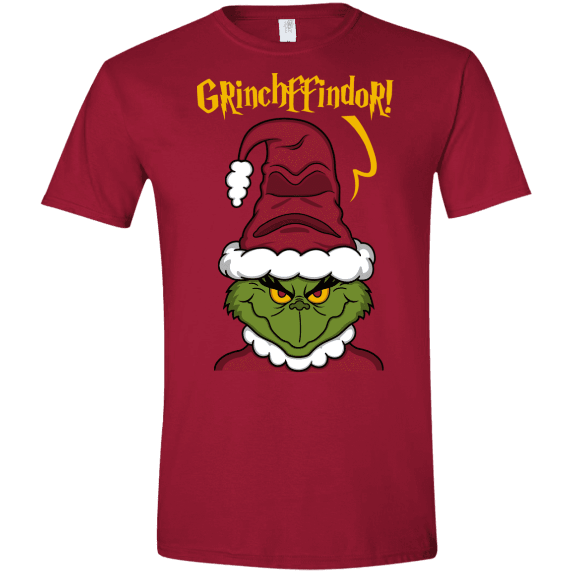 T-Shirts Cardinal Red / S Grinchffindor Men's Semi-Fitted Softstyle