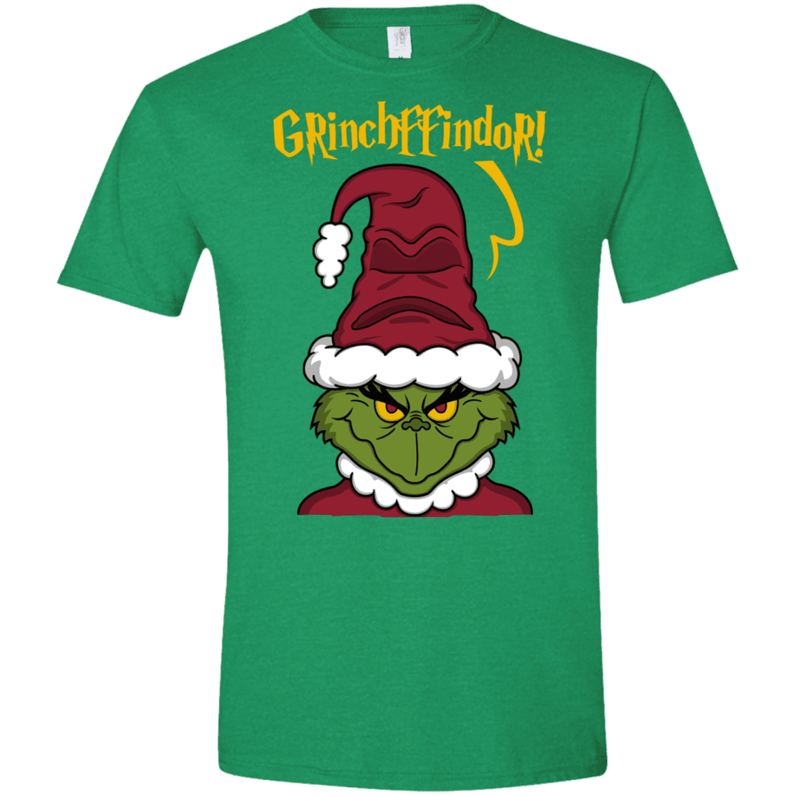 T-Shirts Heather Irish Green / S Grinchffindor Men's Semi-Fitted Softstyle