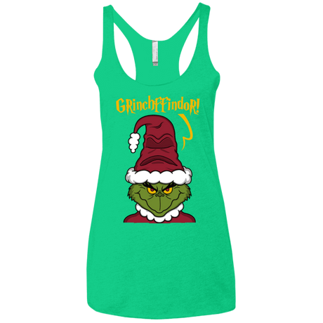 T-Shirts Envy / X-Small Grinchffindor Women's Triblend Racerback Tank