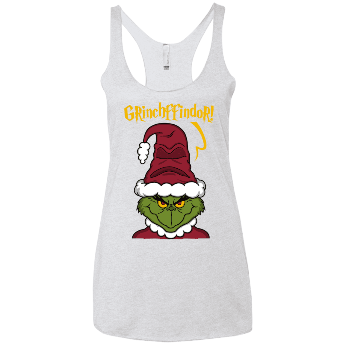 T-Shirts Heather White / X-Small Grinchffindor Women's Triblend Racerback Tank
