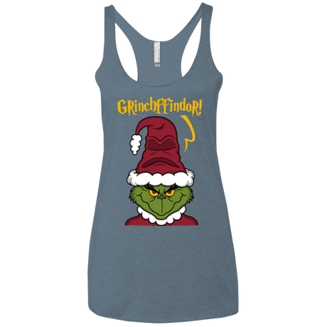 T-Shirts Indigo / X-Small Grinchffindor Women's Triblend Racerback Tank