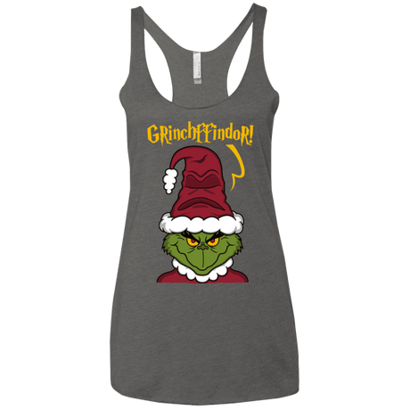 T-Shirts Premium Heather / X-Small Grinchffindor Women's Triblend Racerback Tank