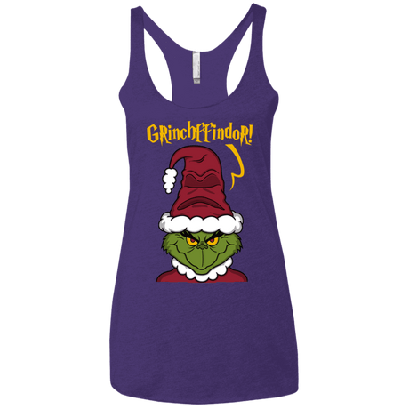 T-Shirts Purple Rush / X-Small Grinchffindor Women's Triblend Racerback Tank