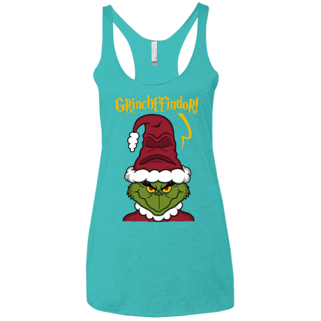 T-Shirts Tahiti Blue / X-Small Grinchffindor Women's Triblend Racerback Tank