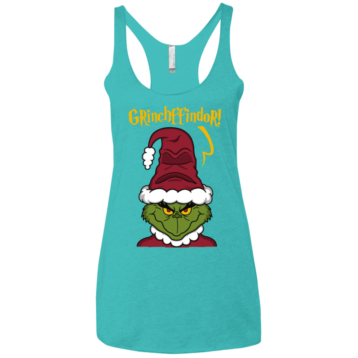 T-Shirts Tahiti Blue / X-Small Grinchffindor Women's Triblend Racerback Tank