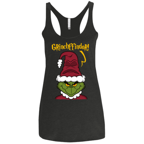 T-Shirts Vintage Black / X-Small Grinchffindor Women's Triblend Racerback Tank
