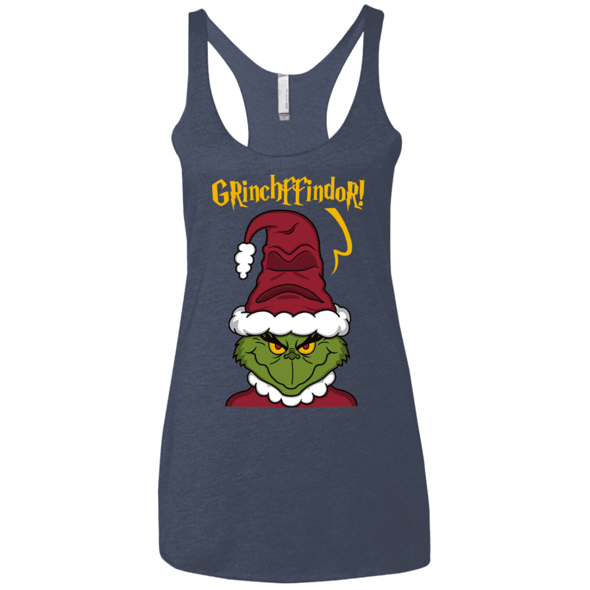 T-Shirts Vintage Navy / X-Small Grinchffindor Women's Triblend Racerback Tank