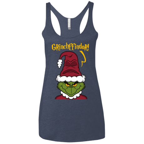 T-Shirts Vintage Navy / X-Small Grinchffindor Women's Triblend Racerback Tank
