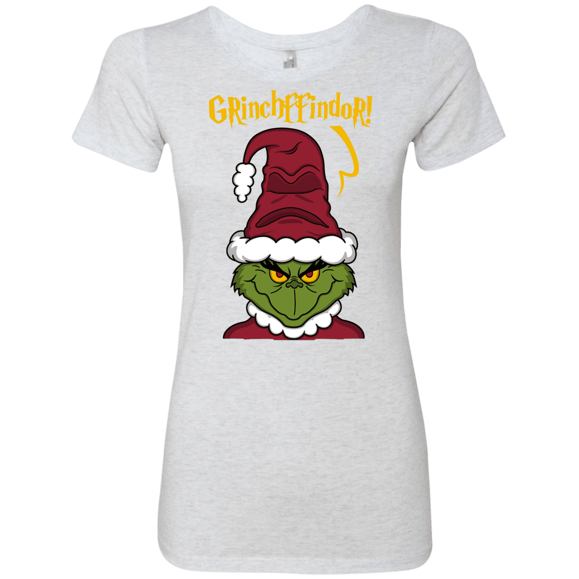 T-Shirts Heather White / S Grinchffindor Women's Triblend T-Shirt