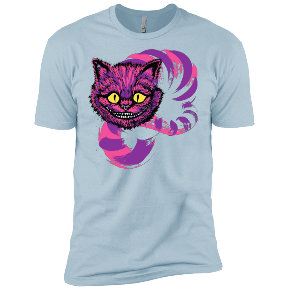 T-Shirts Light Blue / X-Small Grinning Like A Cheshire Cat 2 Men's Premium T-Shirt