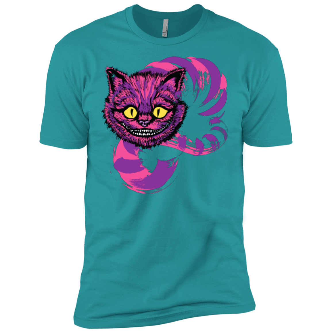 T-Shirts Tahiti Blue / X-Small Grinning Like A Cheshire Cat 2 Men's Premium T-Shirt