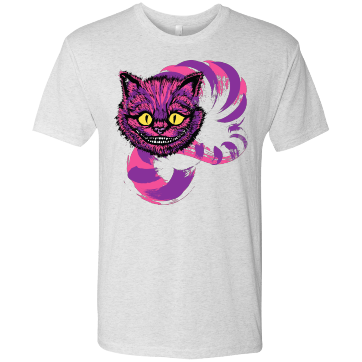 T-Shirts Heather White / Small Grinning Like A Cheshire Cat 2 Men's Triblend T-Shirt