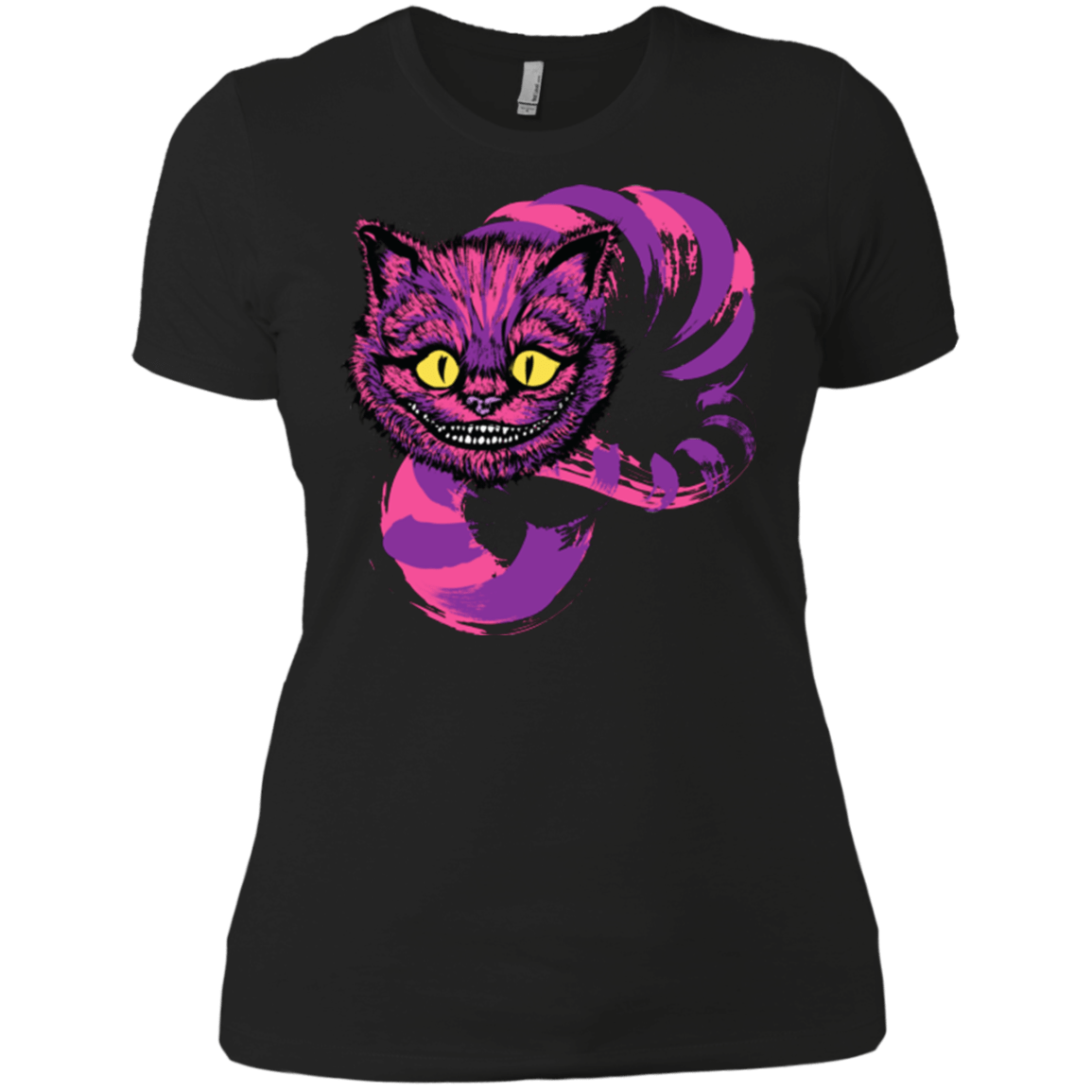 T-Shirts Black / X-Small Grinning Like A Cheshire Cat 2 Women's Premium T-Shirt