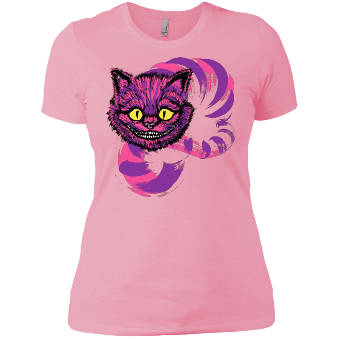 T-Shirts Light Pink / X-Small Grinning Like A Cheshire Cat 2 Women's Premium T-Shirt