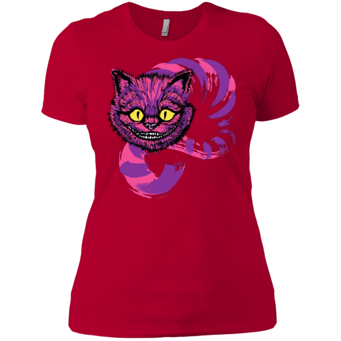 T-Shirts Red / X-Small Grinning Like A Cheshire Cat 2 Women's Premium T-Shirt
