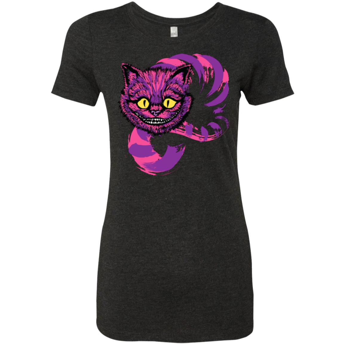 T-Shirts Vintage Black / Small Grinning Like A Cheshire Cat 2 Women's Triblend T-Shirt