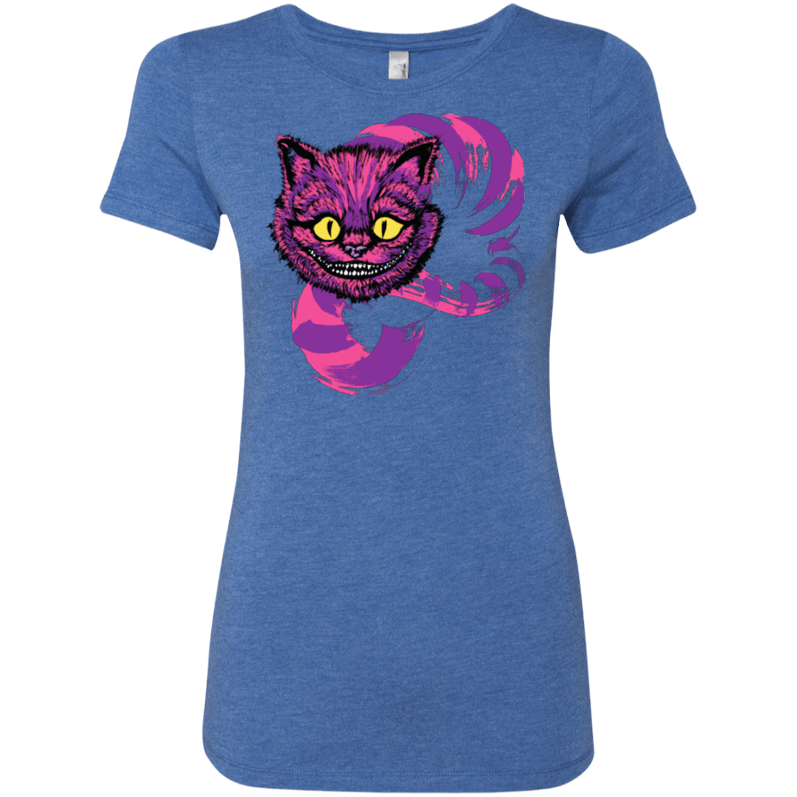 T-Shirts Vintage Royal / Small Grinning Like A Cheshire Cat 2 Women's Triblend T-Shirt
