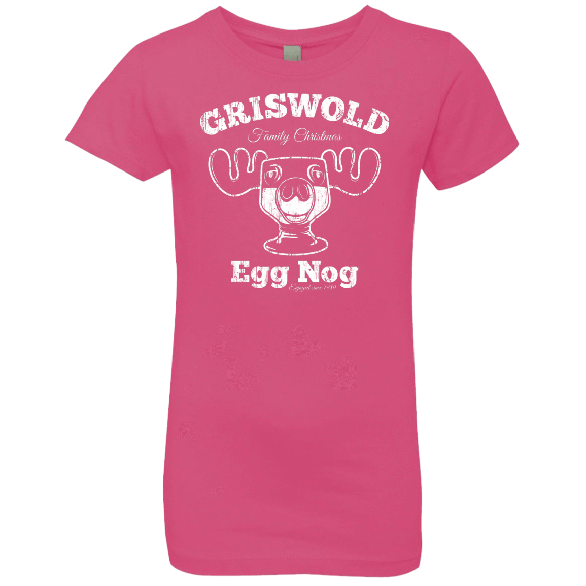 T-Shirts Hot Pink / YXS Griswold Christmas Egg Nog Girls Premium T-Shirt