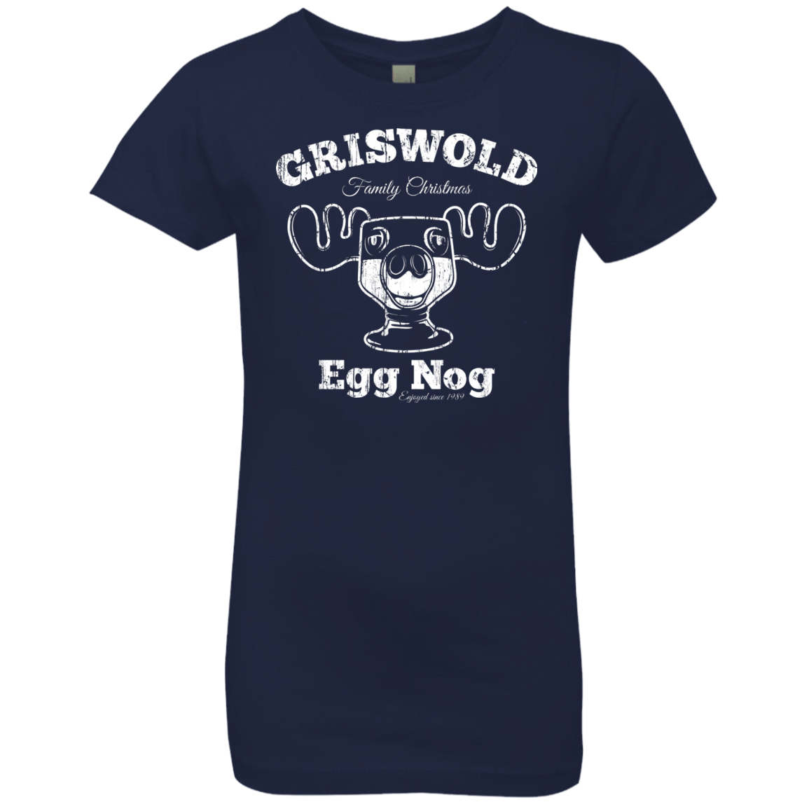 T-Shirts Midnight Navy / YXS Griswold Christmas Egg Nog Girls Premium T-Shirt
