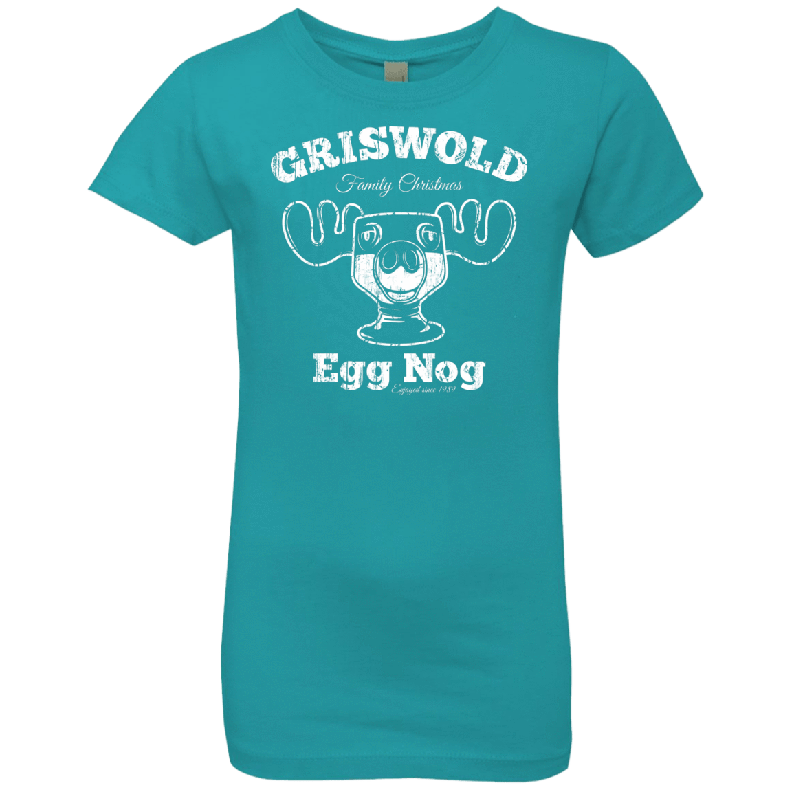 T-Shirts Tahiti Blue / YXS Griswold Christmas Egg Nog Girls Premium T-Shirt