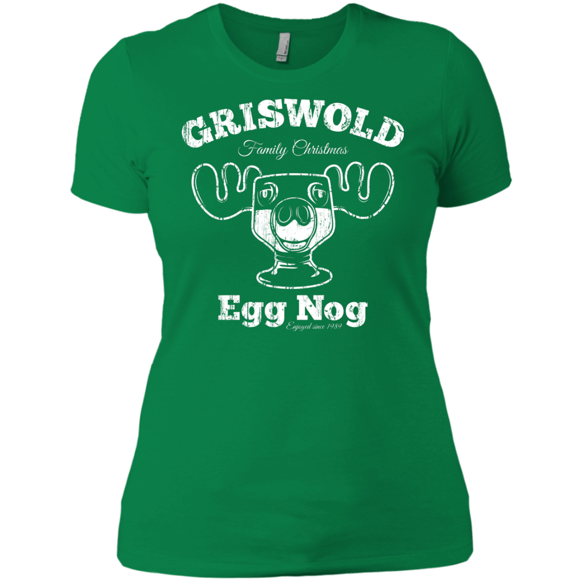 T-Shirts Kelly Green / X-Small Griswold Christmas Egg Nog Women's Premium T-Shirt