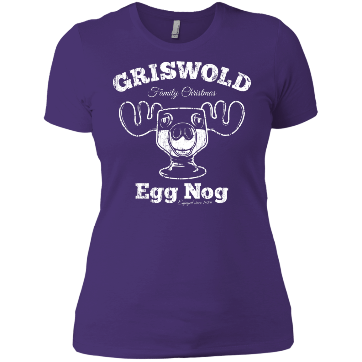 T-Shirts Purple / X-Small Griswold Christmas Egg Nog Women's Premium T-Shirt