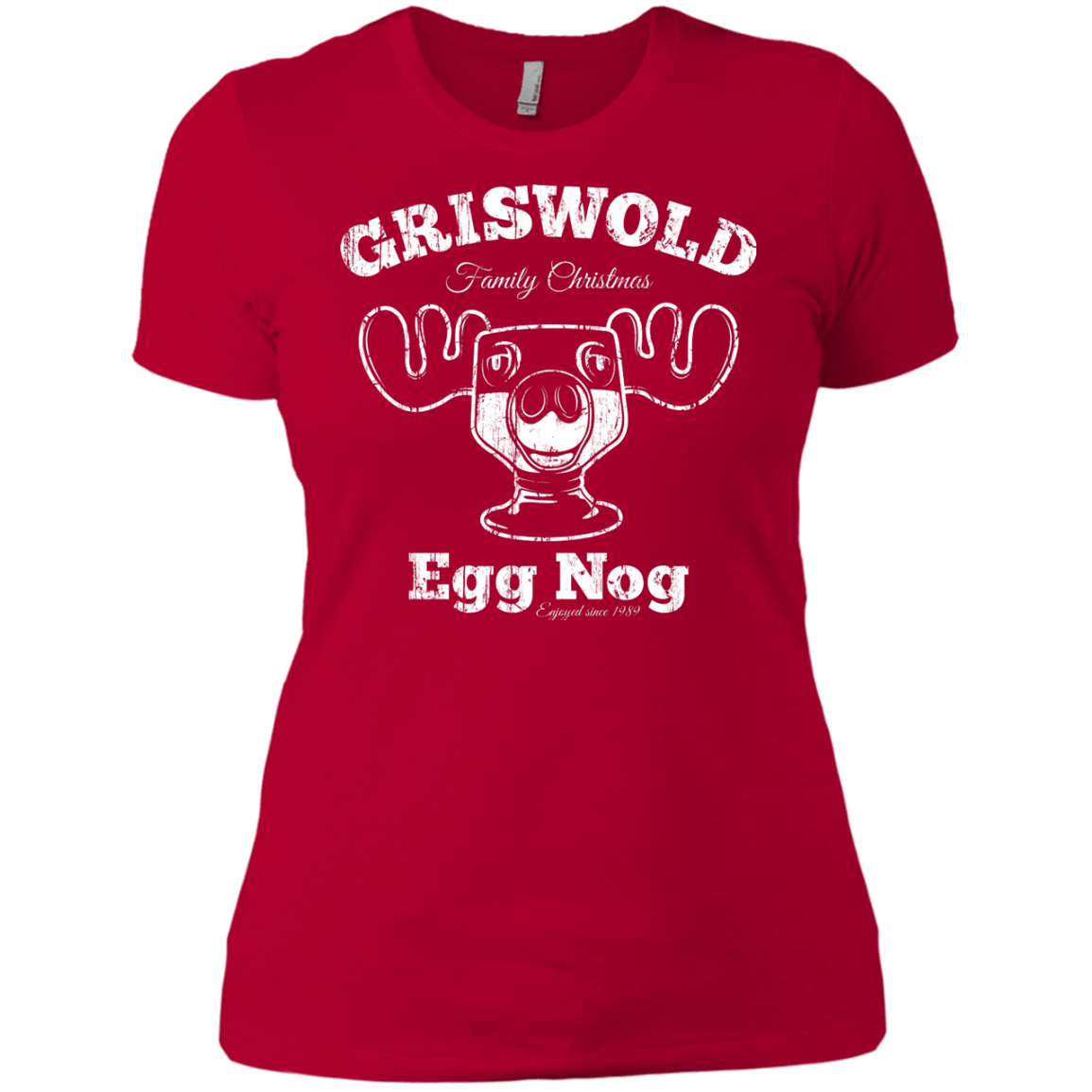 T-Shirts Red / X-Small Griswold Christmas Egg Nog Women's Premium T-Shirt