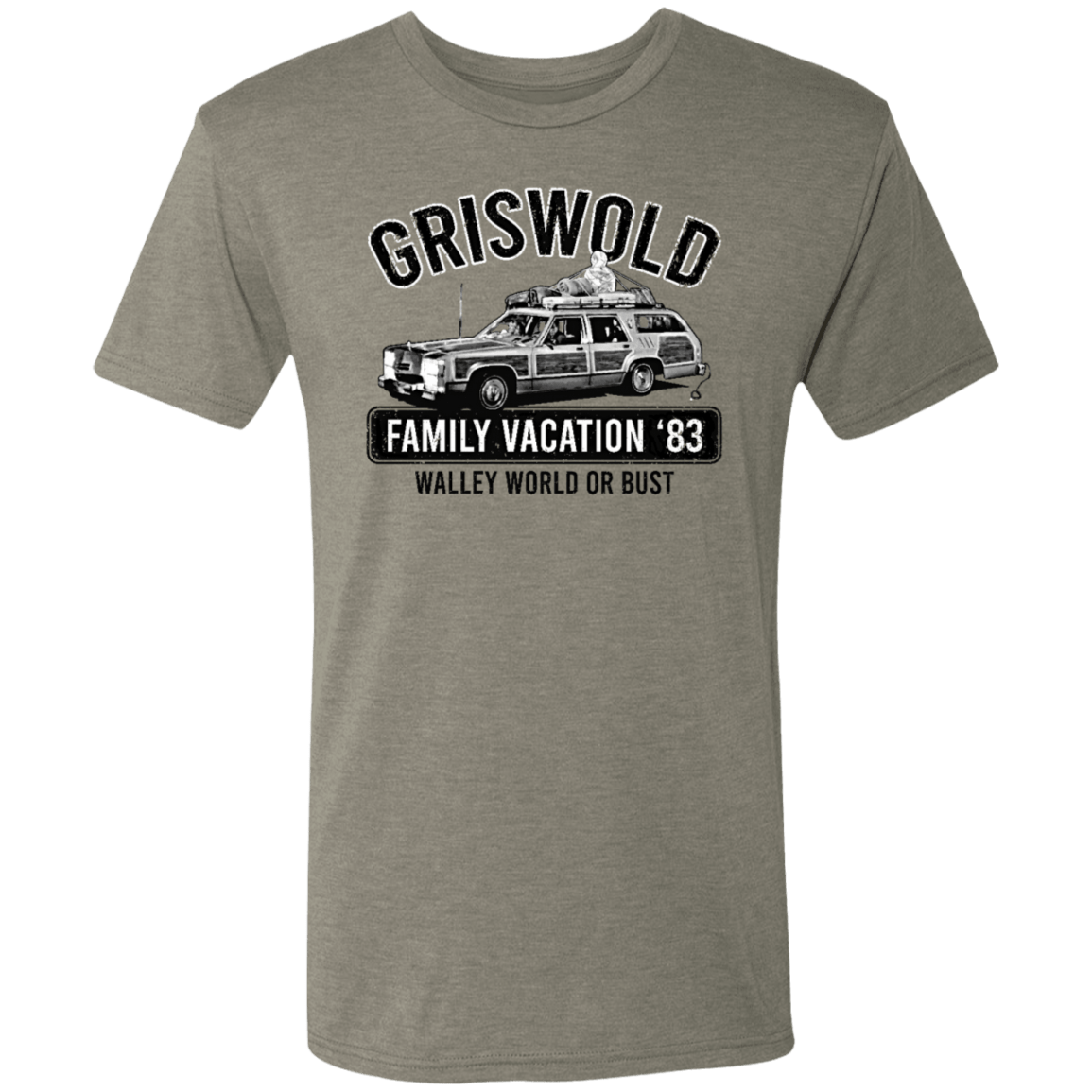 T-Shirts Venetian Grey / S Griswold Family Vaca Men's Triblend T-Shirt