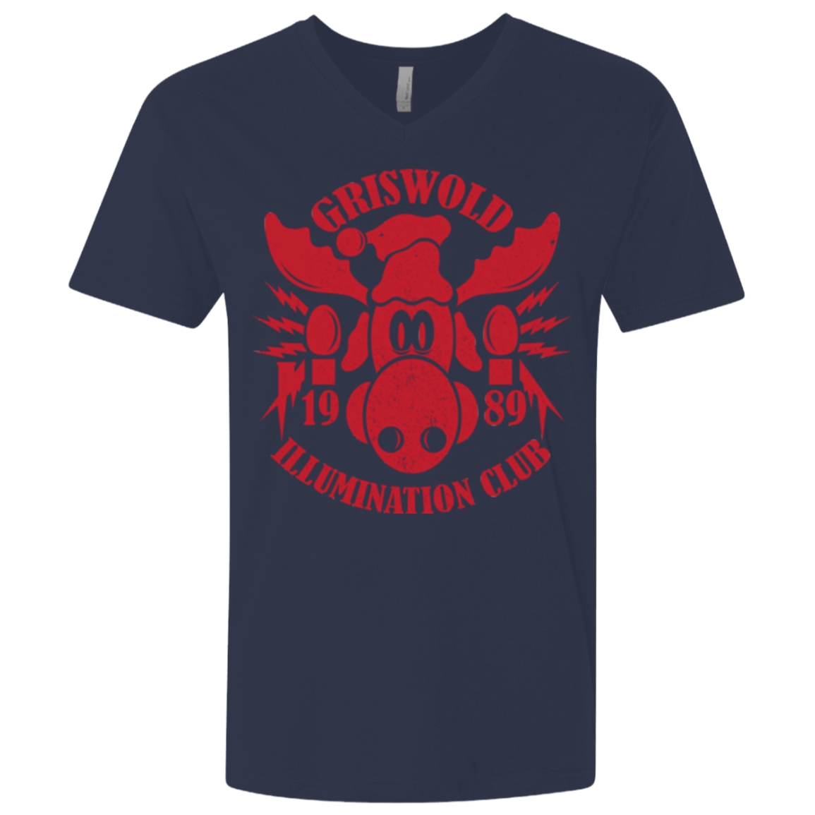 T-Shirts Midnight Navy / X-Small Griswold Illumination Club Men's Premium V-Neck