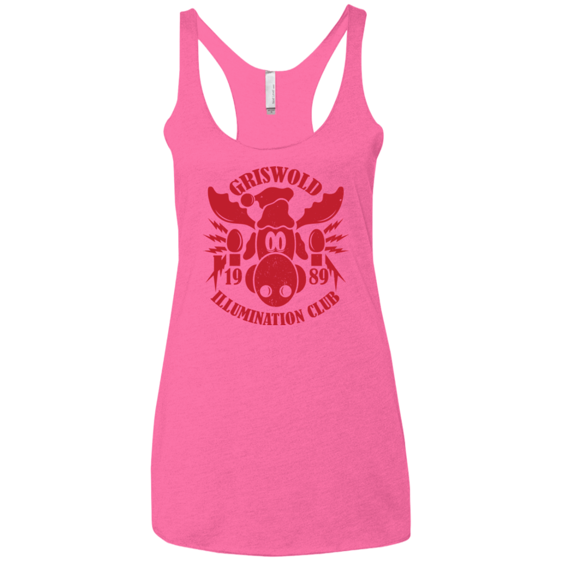 T-Shirts Vintage Pink / X-Small Griswold Illumination Club Women's Triblend Racerback Tank